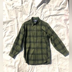 Pendleton mens green flannel